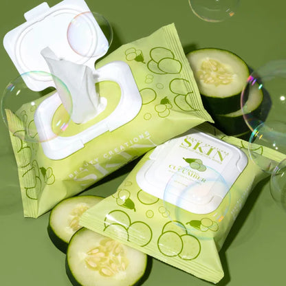 BEAUTY CREATIONS - SKIN - CUCUMBER SOOTHING MAKEUP REMOVER WIPES
