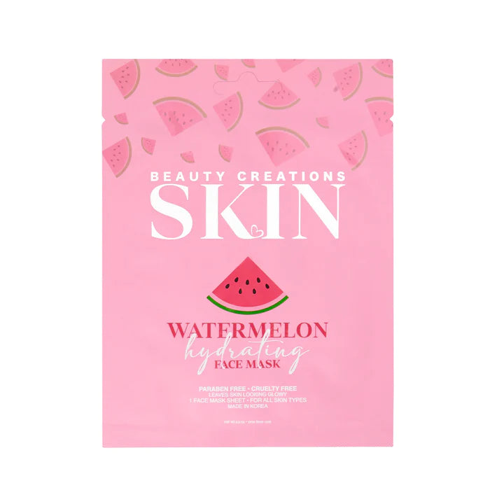 BEAUTY CREATIONS - SKIN - WATERMELON HYDRATING FACE MASK